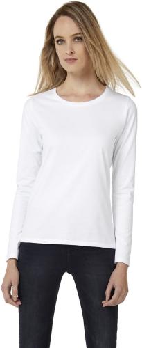 Γυναικείο μακρυμάνικο T- Shirt B & C TW08T White