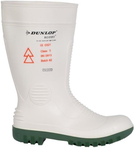 Γαλότσες Dunlop Acifort Safety High Voltage SB 430042 Λευκό