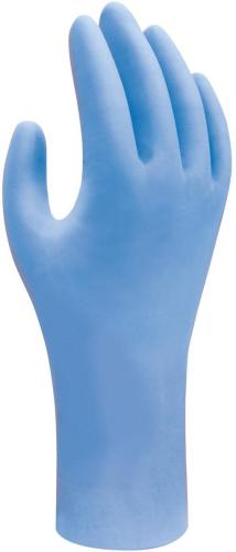 Γάντια Νιτριλίου Μίας Χρήσης Χωρίς Πούδρα SHOWA 7500PF 350040 100 τεμάχια Μπλε