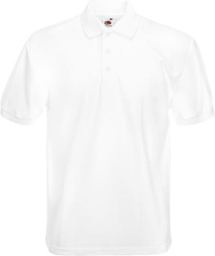 Heavyweight Polo Fruit of the Loom 63-204-0 White