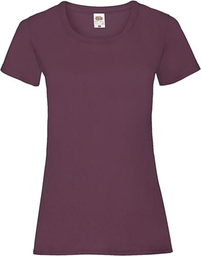 Lady-Fit Valueweight T Fruit of the Loom 61-372-0 Burgundy