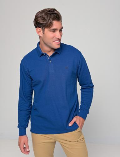 Everbest ανδρική ρουά Polo πικέ μπλούζα plus size 2310220B