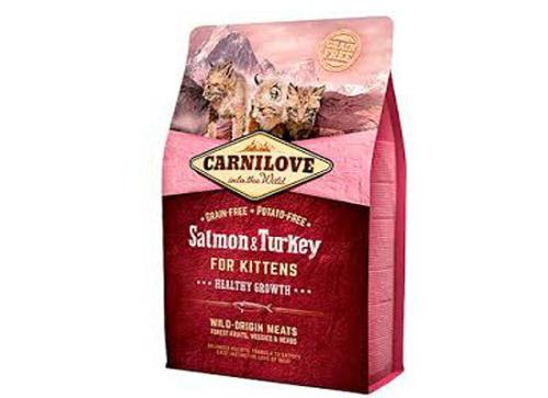 Brit Carnilove Cat Grain Free Kittens - Salmon & Turkey.