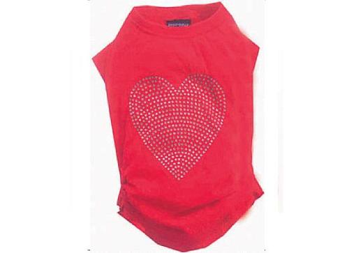 Doggy Dolly T-Shirt Red Heart