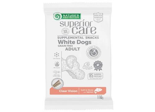 Nature's Protection Superior Care White Dogs Clear Vision With Salmon 110gr