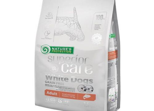 Nature's Protection SUPERIOR CARE WHITE DOGS GRAIN FREE ADULT SALMON