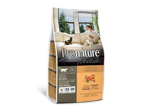 Pronature Holistic Adult 1+ Years, Grain Free, Duck & Orange Formula