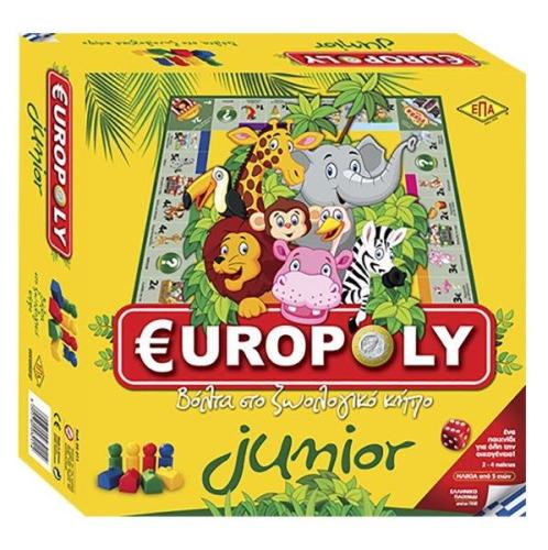 Επιτραπέζιο Παιχνίδι Europoly Junior 27x27εκ. ΕΠΑ 69-141 - ΕΠΑ - 69-141