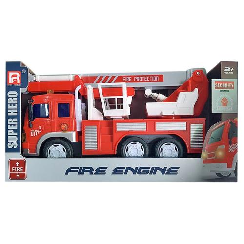 Πυροσβεστικό Όχημα Τριβής Με Φως & Ήχο 28x15x9εκ. Toy Markt 70-2217 - Toy Markt - 70-2217