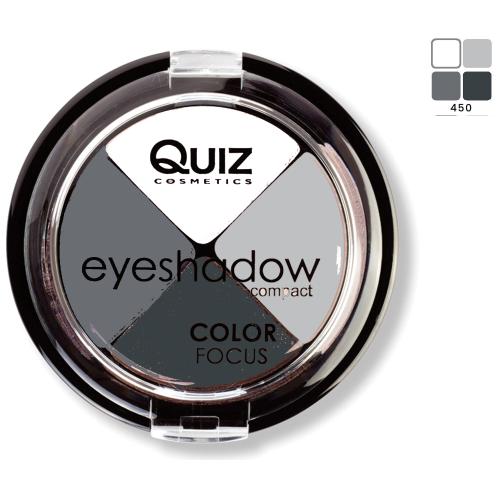 Σκιά Ματιών 4 Χρωμάτων Color Focus New Collection 10gr Grey QUIZ 1311SHADOW4-1 (Χρώμα: Γκρι) - QUIZ - nj_1311SHADOW4-1