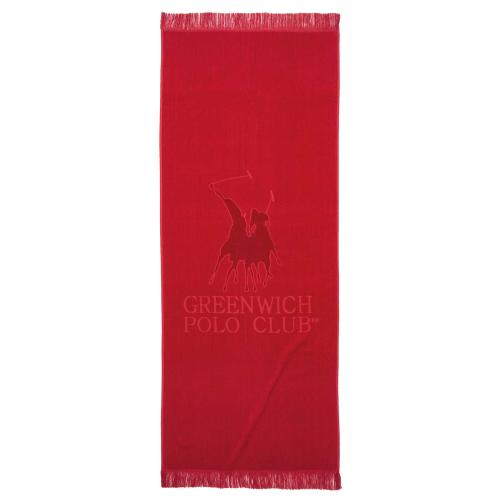 Πετσέτα Θαλάσσης Βαμβακερή 90x190εκ. Essential 3657 Κόκκινη Greenwich Polo Club (Ύφασμα: Βαμβάκι 100%, Χρώμα: Κόκκινο) - Greenwich Polo Club - 267901903657