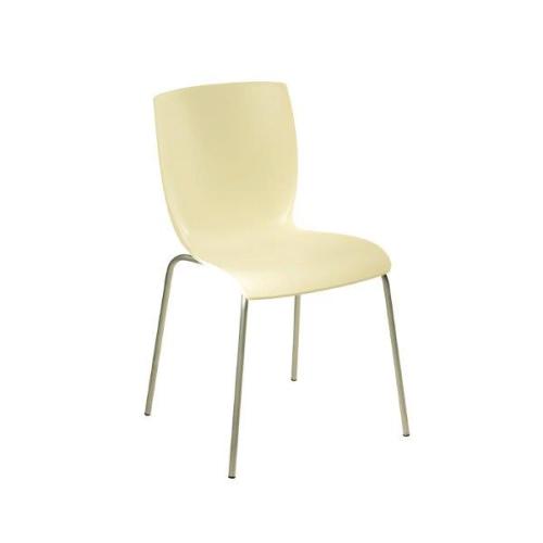 Καρέκλα Μεταλλική-Πλαστική Μπεζ Mio J&M Home 47x50x80εκ. ISI046/1B (Σετ 4 Τεμάχια) (Υλικό: Μεταλλικό, Χρώμα: Μπεζ) - J&M HOME - 4-ISI046/1B