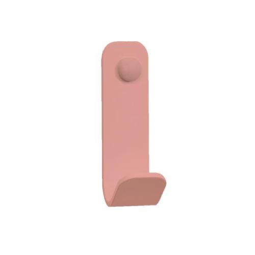 Κρεμάστρα Τοίχου Pink 5x5x13εκ. Pam & Co 15-303 (Χρώμα: Ροζ, Υλικό: Χάλυβας ) - Pam & Co - 15-303