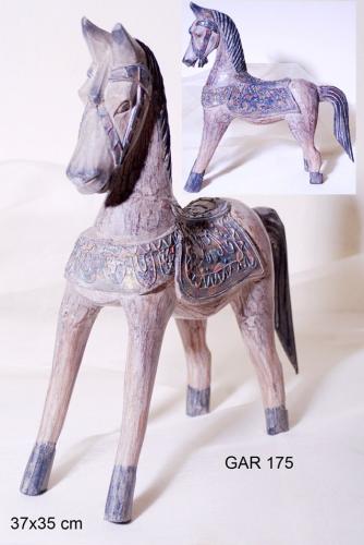 Διακοσμητικό Αλογάκι Ξύλινο Royal Art 37x35εκ. GAR175 (Υλικό: Ξύλο) - Royal Art Collection - GAR175