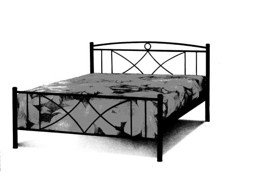 Κρεβάτι Σιδερένιο Διπλό 415 - Β - 3-415