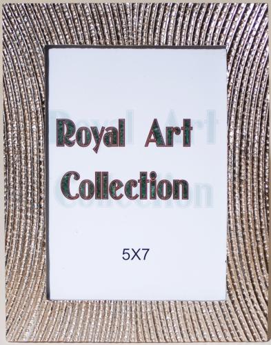 Κορνίζα Πολυεστερική Royal Art 5x7εκ. YUA4/247/57SL (Χρώμα: Ασημί , Υλικό: Πολυεστερικό) - Royal Art Collection - YUA4/247/57SL