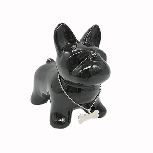 Διακοσμητικό Σκυλάκι Κεραμικό Μαύρο Art Et Lumiere 18x11x20εκ. 30504 (Υλικό: Κεραμικό, Χρώμα: Μαύρο) - Art Et Lumiere - lumiere_30504