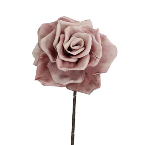Λουλούδι Ροζ-Λευκό Art Et Lumiere 60εκ. 07718 (Σετ 6 Τεμάχια) (Χρώμα: Λευκό) - Art Et Lumiere - lumiere_07718