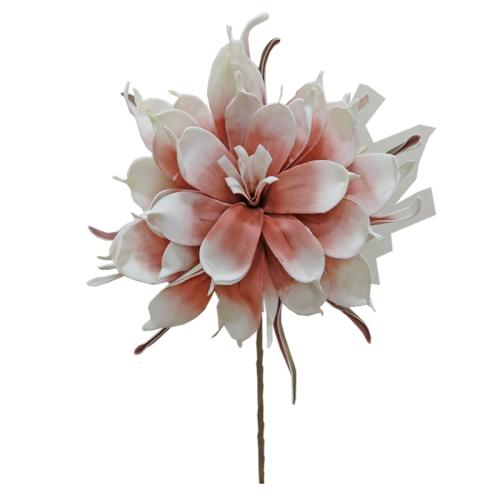 Λουλούδι Λευκό-Ροζ Art Et Lumiere 110εκ. 07716 (Σετ 6 Τεμάχια) (Χρώμα: Λευκό) - Art Et Lumiere - lumiere_07716
