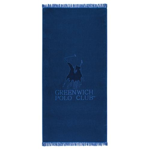 Πετσέτα Θαλάσσης Βαμβακερή 70x170εκ. Essential 3620 Greenwich Polo Club (Ύφασμα: Βαμβάκι 100%, Χρώμα: Μπλε) - Greenwich Polo Club - 267701703620