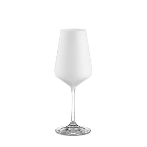 Σετ 6τμχ Ποτήρι Κρασιού Κρυστάλλινο 350ml Sandra 21-2 Capolavoro (Υλικό: Κρύσταλλο, Χρώμα: Λευκό, Μέγεθος: Κολωνάτο) - Capolavoro - 21-2