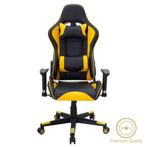 Καρέκλα γραφείου gaming Miel pakoworld PU μαύρο-κίτρινο - PAKO WORLD - 232-000001