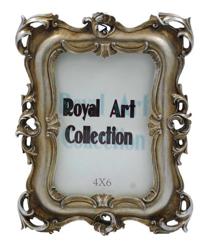 Κορνίζα Χειροποίητη Αντικέ Πολυεστερική Πατίνα Ασημί Royal Art 10x15εκ. YUA2/61/46SL (Χρώμα: Ασημί , Υλικό: Πολυεστερικό) - Royal Art Collection - YUA2/61/46SL