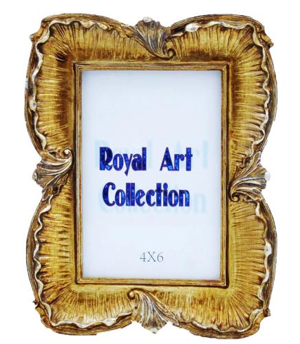 Κορνίζα Χειροποίητη Αντικέ Πολυεστερική Πατίνα Χρυσή Royal Art 10x15εκ. YUA129/46GL (Χρώμα: Χρυσό , Υλικό: Πολυεστερικό) - Royal Art Collection - YUA129/46GL