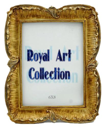 Κορνίζα Χειροποίητη Αντικέ Πολυεστερική Πατίνα Χρυσή Royal Art 15x20εκ. (Χρώμα: Χρυσό , Υλικό: Πολυεστερικό) - Royal Art Collection - YUA129/68GL