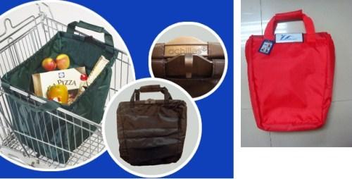 Τσάντα Αγορών Κόκκινη Easy-Shopper Cooler 33x52x39εκ. Veltihome 1534 - VELTIHOME - 1534