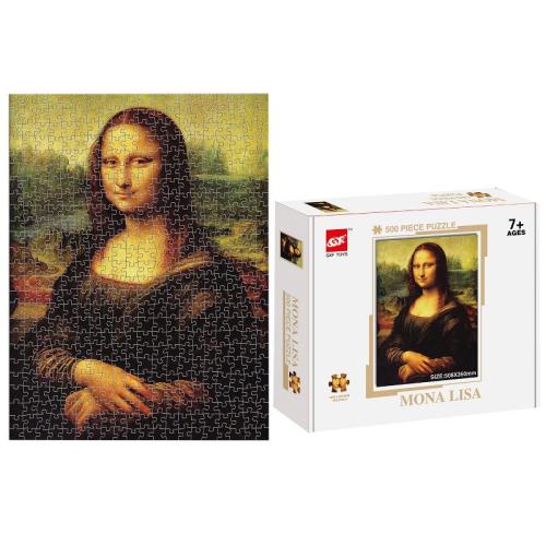 Παζλ 500τμχ Mona Lisa Σε Κουτί 18x5x23εκ. Toy Markt 69-1759 - Toy Markt - 69-1759