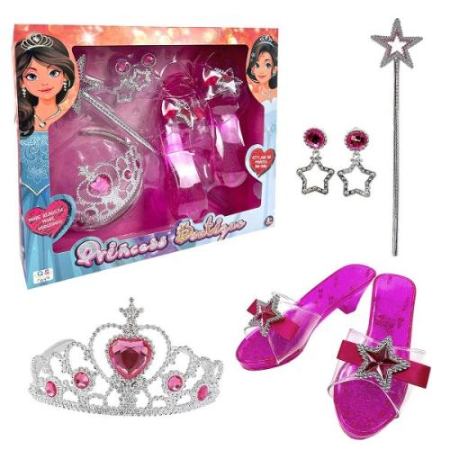 Σετ Ομορφιάς Princess Με Κορώνα Σε Κουτί 32x28x5εκ. Toy Markt 77-1244 - Toy Markt - 77-1244