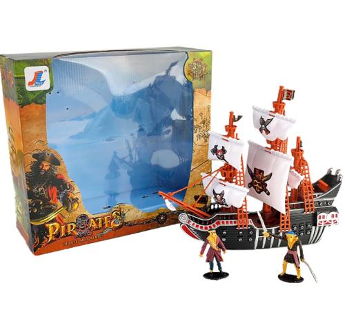Πειρατικό Καράβι Μεσαίο Με Πειρατές Σε Κουτί 32x11x29εκ. Toy Markt 71-3239 - Toy Markt - 71-3239