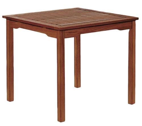 Τραπέζι Τετράγωνο Ξύλινο 80x80x73εκ. Samurai MBM640035 (Υλικό: Ξύλο) - J&M HOME - 4-MBM640035