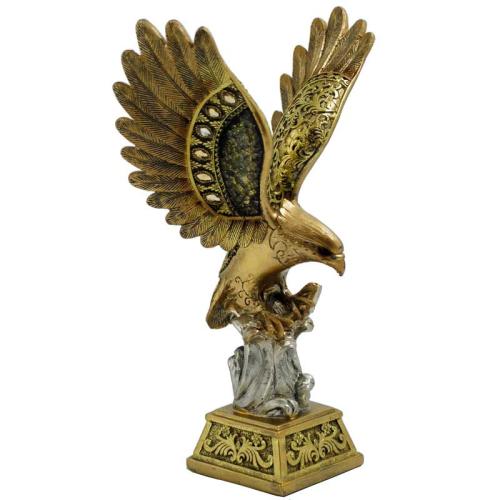 Διακοσμητικός Αετός Πολυεστερικός Χρυσός Royal Art 19x34εκ. LAN8/30GL (Χρώμα: Χρυσό , Υλικό: Πολυεστερικό) - Royal Art Collection - LAN8/30GL