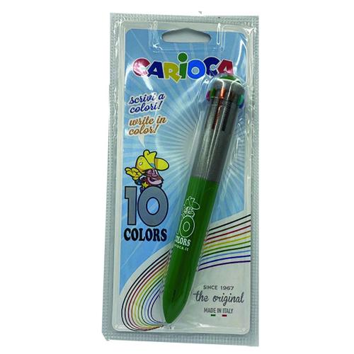 Στυλό 10 Χρωμάτων 1,0mm Carioca 60-727 - CARIOCA - 60-727