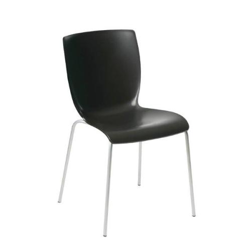 Καρέκλα Μεταλλική-Πλαστική Μαύρη Mio J&M Home 47x50x80εκ. ISI046/1BL (Σετ 4 Τεμάχια) (Υλικό: Μεταλλικό, Χρώμα: Μαύρο) - J&M HOME - 4-ISI046/1BL