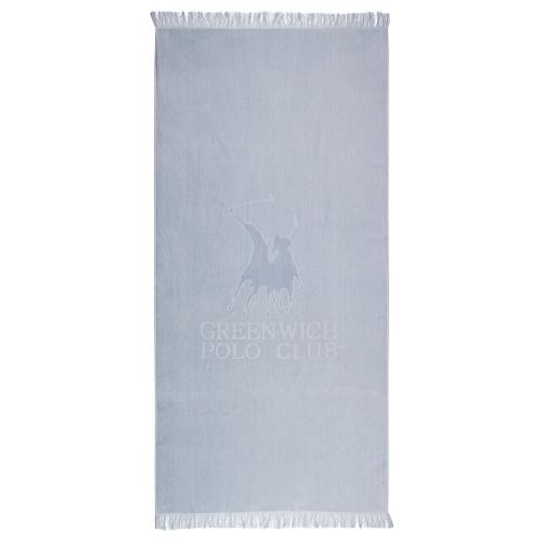 Πετσέτα Θαλάσσης Βαμβακερή 90x190εκ. Essential 3624 Greenwich Polo Club (Ύφασμα: Βαμβάκι 100%, Χρώμα: Γκρι) - Greenwich Polo Club - 267901903624