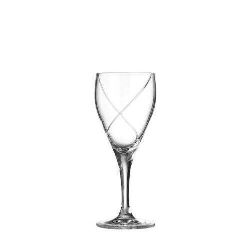Σετ 6τμχ Ποτήρι Κρασιού Κρυστάλλινο 190ml Rona 169-2 Capolavoro (Υλικό: Κρύσταλλο, Χρώμα: Διάφανο , Μέγεθος: Κολωνάτο) - Capolavoro - 169-2