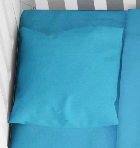 Μαξιλαροθήκη Μονόχρωμη Βαμβακερή Bebe 35x45εκ. Solid 493 Turquoise DimCol (Ύφασμα: Βαμβάκι 100%, Χρώμα: Τυρκουάζ) - DimCol - 1910817706249329