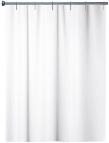 Κουρτίνα Μπάνιου Polyester Blanc 180x200εκ. Arvix AX00045201 (Ύφασμα: Polyester, Χρώμα: Λευκό) - Arvix - AX00045201
