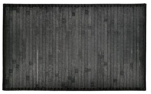 Ταπέτο Μπάνιου Bamboo Noir Arvix 75x45εκ. AX00003501 (Υλικό: Bamboo, Χρώμα: Μαύρο) - Arvix - AX00003501