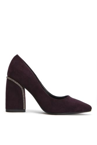 Lily Maroon Suede