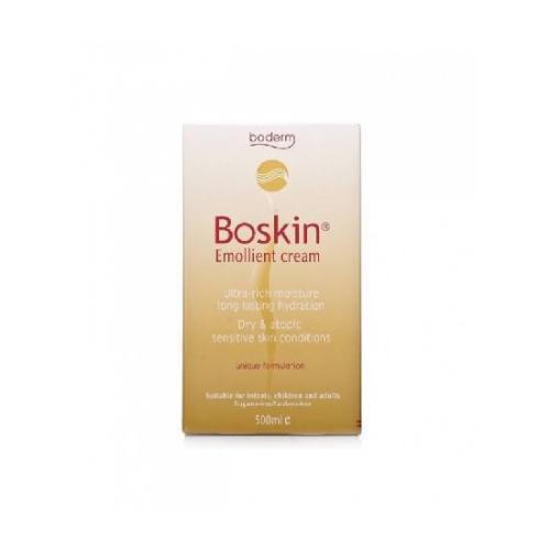 BODERM Boskin Emolient Cream Μαλακτική Κρέμα Σώματος για την Περιποίηση του Ξηρού Δέρματος 500ml