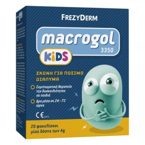 FREZYDERM Macrogol Kids Συμπτωματική Θεραπεία της Δυσκοιλιότητας Παιδιών σε Σκόνη 20x4gr