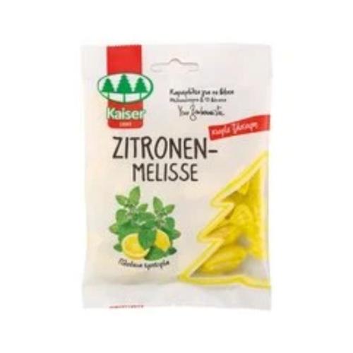 KAISER Zitronen Melisse Καραμέλες για τον βήχα με μελισσόχορτο & 13 βότανα 75gr