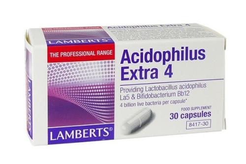 LAMBERTS Acidophilus Extra 4 Προβιοτικό Σκεύασμα 30 Capsules