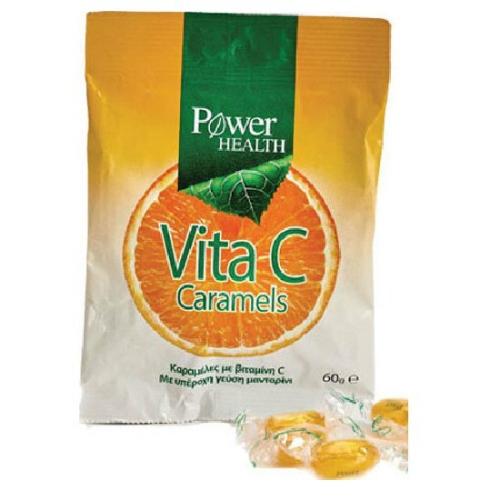 POWER HEALTH Vita C Καραμέλες χωρίς Γλουτένη Μανταρίνι 60gr
