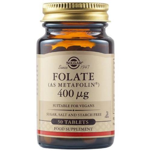 SOLGAR Folate (as Metafolin®) 400μg 50tabs