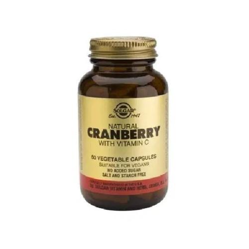 SOLGAR Natural Cranberry With Vitamin C 60 Ταμπλέτες